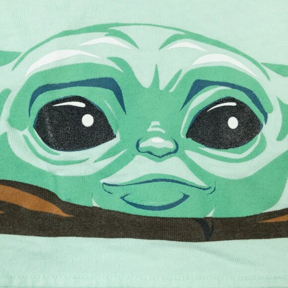 Spirit Jersey Star Wars The Mandalorian Grogu Shirt Disney Parks Mint Green Size - Picture 5 of 12